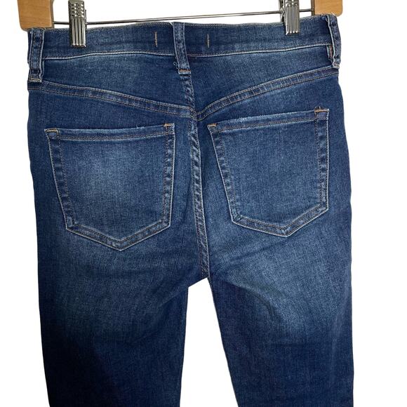 Free People Mid Rise Skinny Ankle Jeans - Picture 3 of 6